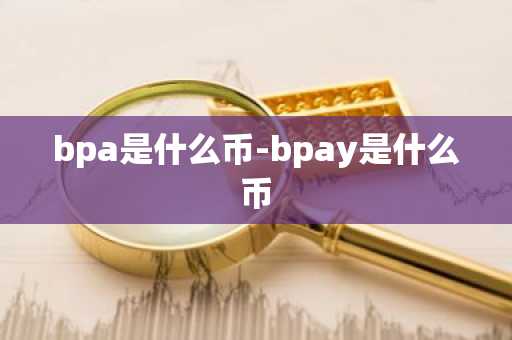 bpa是什么币-bpay是什么币