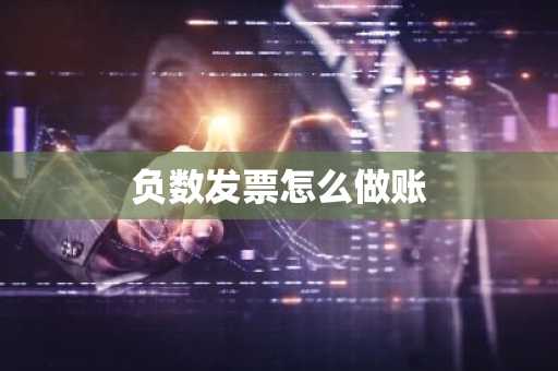 负数发票怎么做账
