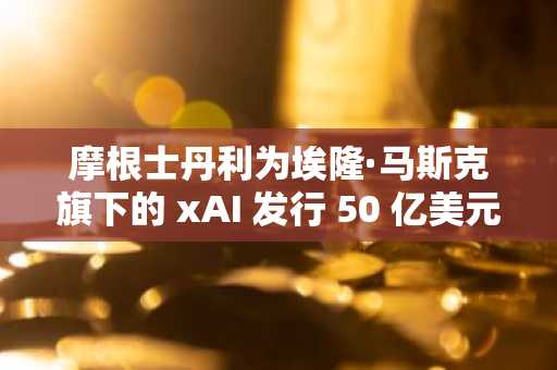摩根士丹利为埃隆·马斯克旗下的 xAI 发行 50 亿美元债券