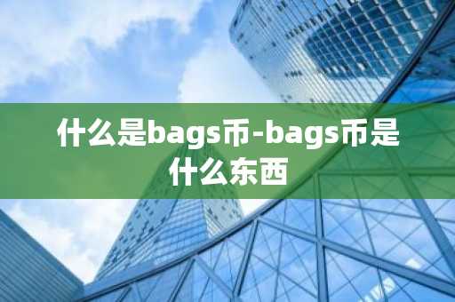 什么是bags币-bags币是什么东西