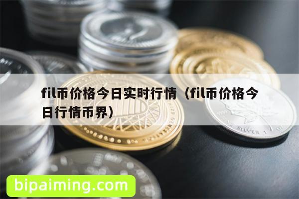 fil币价格今日实时行情（fil币价格今日行情币界）