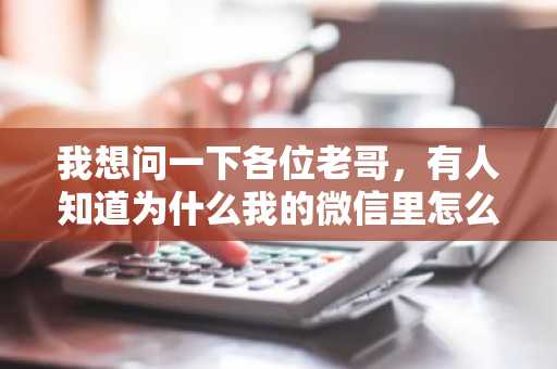 我想问一下各位老哥，有人知道为什么我的微信里怎么没有微粒贷吗？