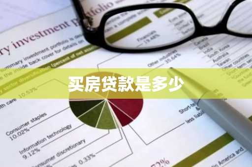 买房贷款是多少
