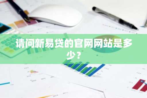 请问新易贷的官网网站是多少？