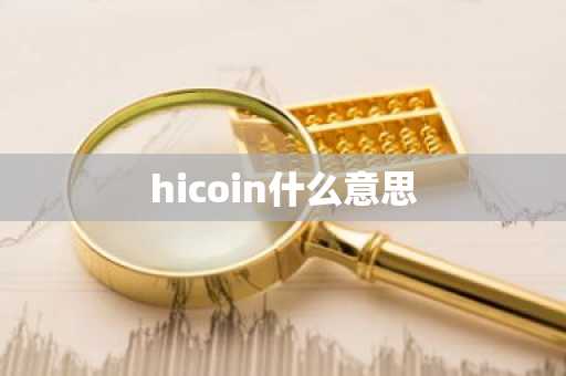 hicoin什么意思