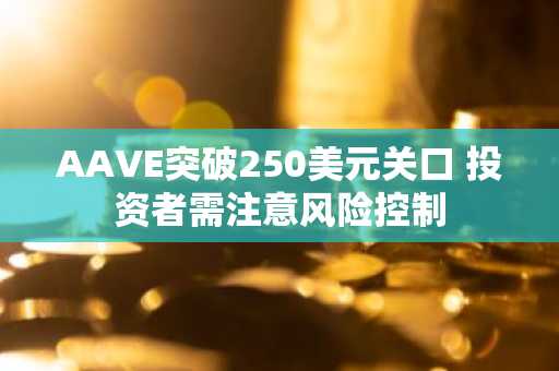 AAVE突破250美元关口 投资者需注意风险控制