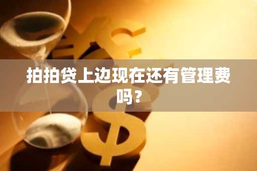 拍拍贷上边现在还有管理费吗？
