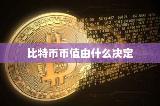 比特币币值由什么决定