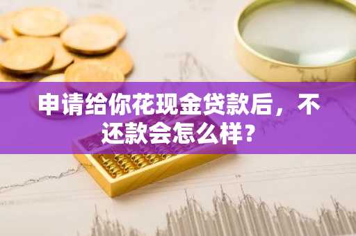 申请给你花现金贷款后，不还款会怎么样？
