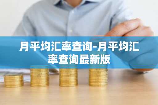 月平均汇率查询-月平均汇率查询最新版