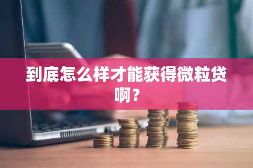 到底怎么样才能获得微粒贷啊？