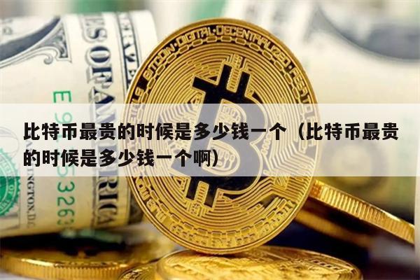 比特币最贵的时候是多少钱一个（比特币最贵的时候是多少钱一个啊）