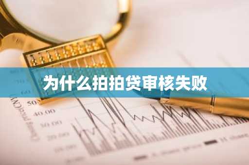 为什么拍拍贷审核失败