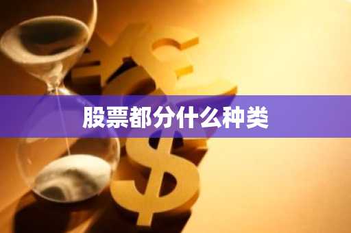 股票都分什么种类