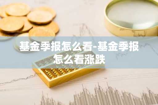 基金季报怎么看-基金季报怎么看涨跌