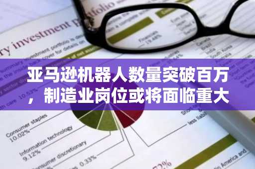 亚马逊机器人数量突破百万，制造业岗位或将面临重大挑战