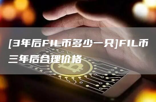 [3年后FIL币多少一只]FIL币三年后合理价格