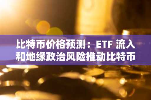 比特币价格预测：ETF 流入和地缘政治风险推动比特币突破，BTC 有望突破 12.2 万美元
