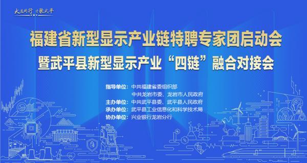 福建省、龙岩市与武平县三级联动，共推“四链”融合，加速新型显示产业升级