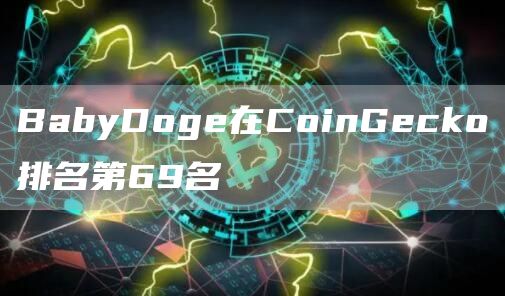 BabyDog在CoinGcko排名第69名