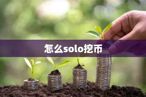 怎么solo挖币