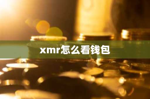 xmr怎么看钱包