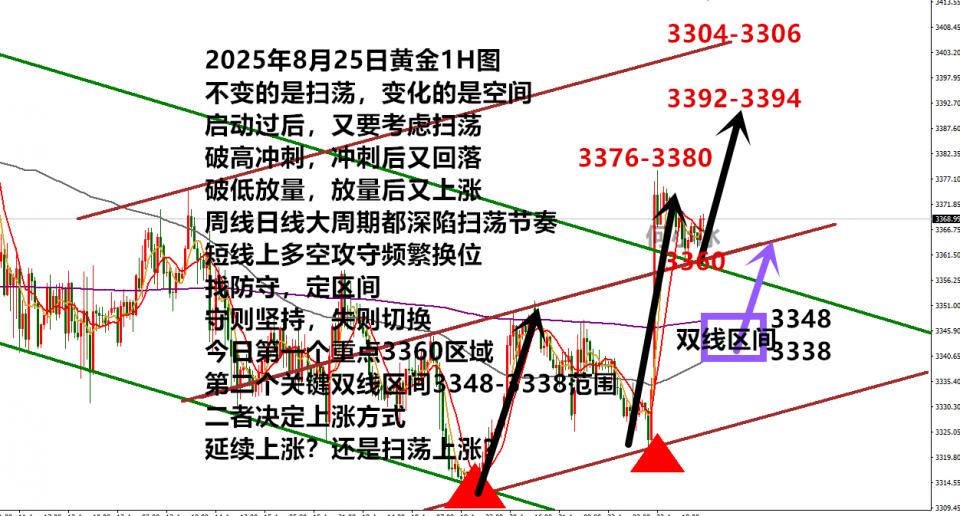 何小冰：金价大涨过后，3360和3348定上涨节奏