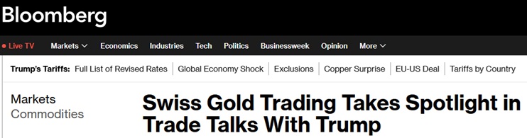 特朗普祭出39%重税，“这个国家举国目瞪口呆” 都是黄金“惹的祸”？