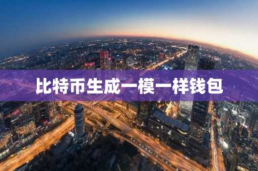比特币生成一模一样钱包