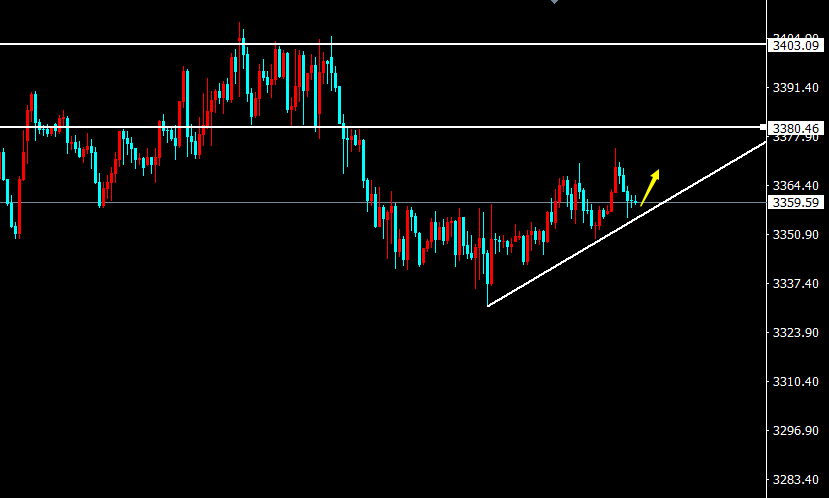 陈阿牛：黄金56-55做多，短线方向待定