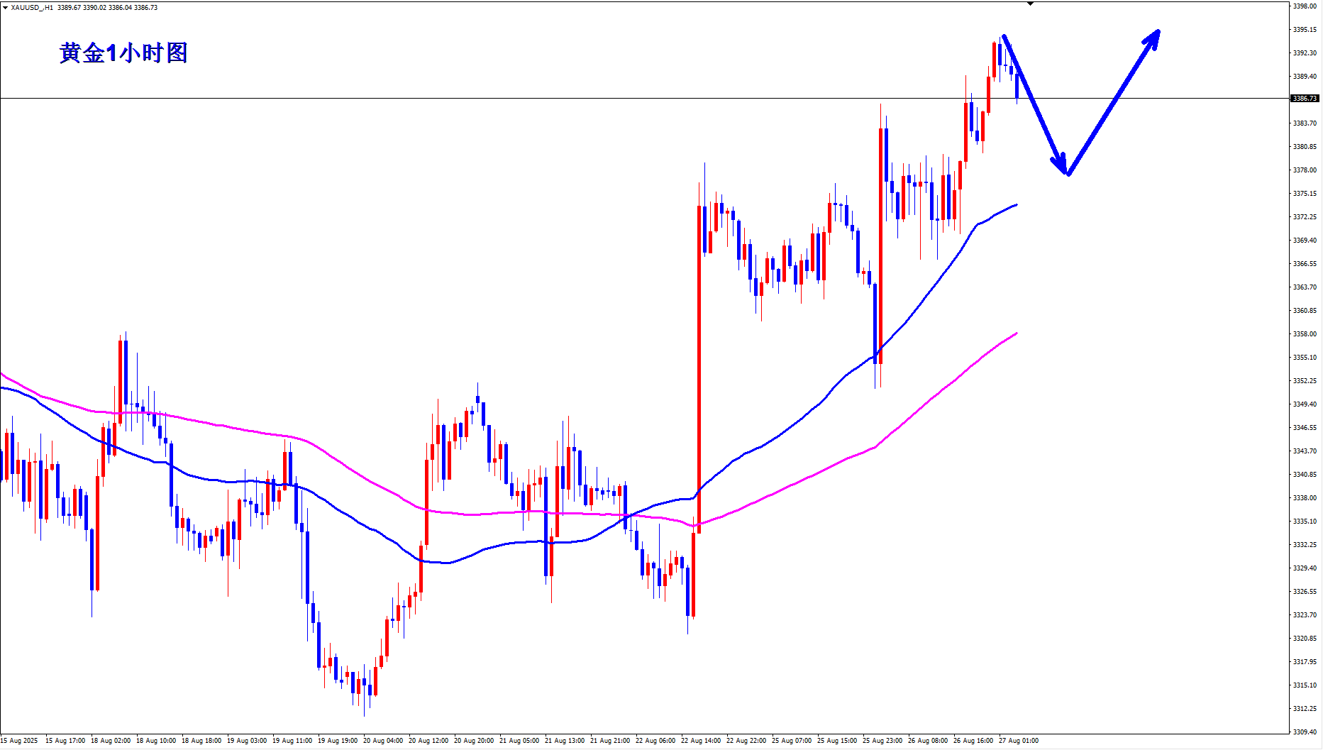 王杨：黄金做多两连胜，早盘回落继续多！