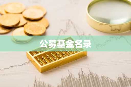 公募基金名录