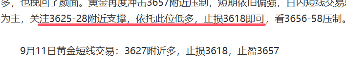 外汇百晓生：黄金震荡，日内考虑回踩低多操作
