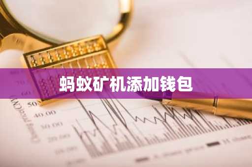 蚂蚁矿机添加钱包