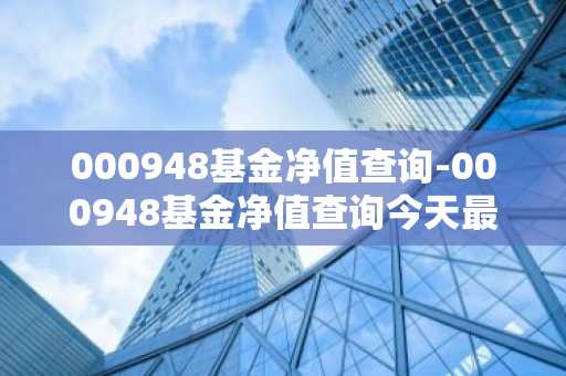 000948基金净值查询-000948基金净值查询今天最新净值