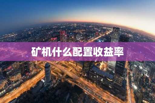 矿机什么配置收益率