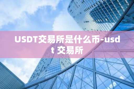 USDT交易所是什么币-usdt 交易所