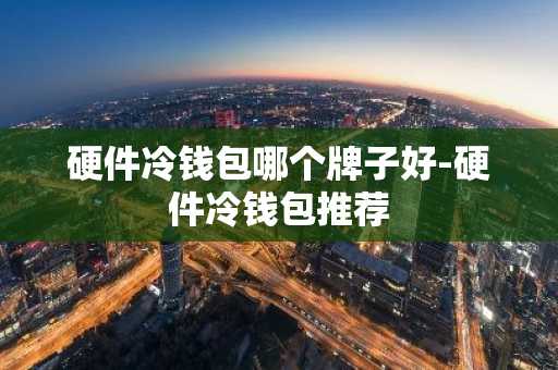 硬件冷钱包哪个牌子好-硬件冷钱包推荐