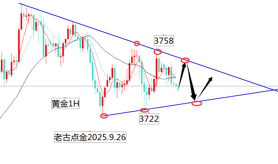 老古点金：黄金找好区间多空都可以吃肉！原油看跌
