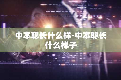 中本聪长什么样-中本聪长什么样子