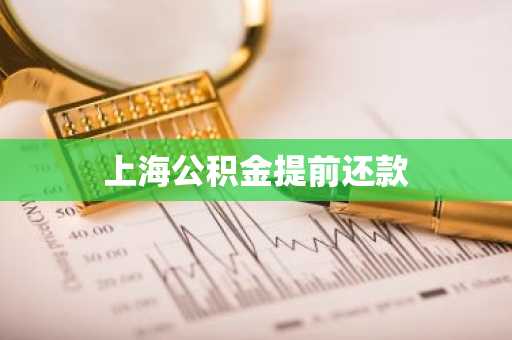 上海公积金提前还款