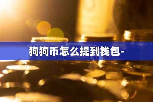 狗狗币怎么提到钱包-