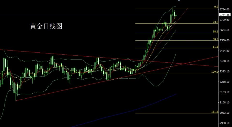 董镇元：日线中阴需调整 金银回踩延短空