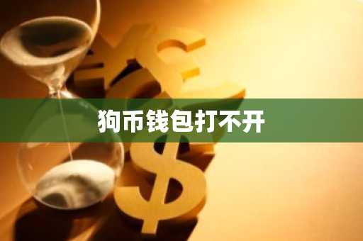 狗币钱包打不开
