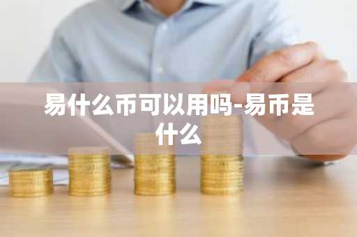 易什么币可以用吗-易币是什么
