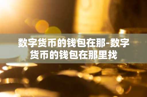 数字货币的钱包在那-数字货币的钱包在那里找
