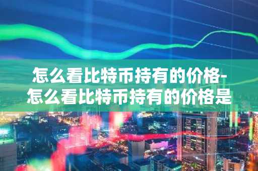怎么看比特币持有的价格-怎么看比特币持有的价格是多少