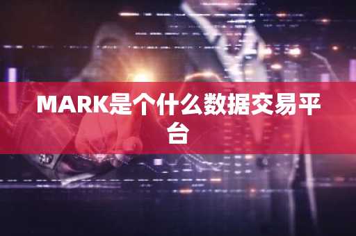 MARK是个什么数据交易平台
