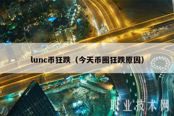lunc币狂跌（今天币圈狂跌原因）