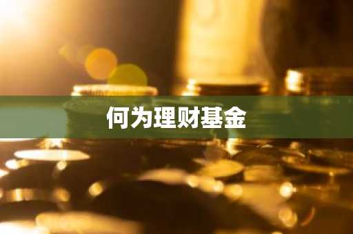 何为理财基金